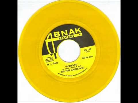 Scrooge - The Five Americans on Abnak yellow vynil 45