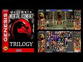 ULTIMATE MORTAL KOMBAT TRILOGY HACK MEGA DRIVE CAGE MK1 GAMEPLAY COMPLETA