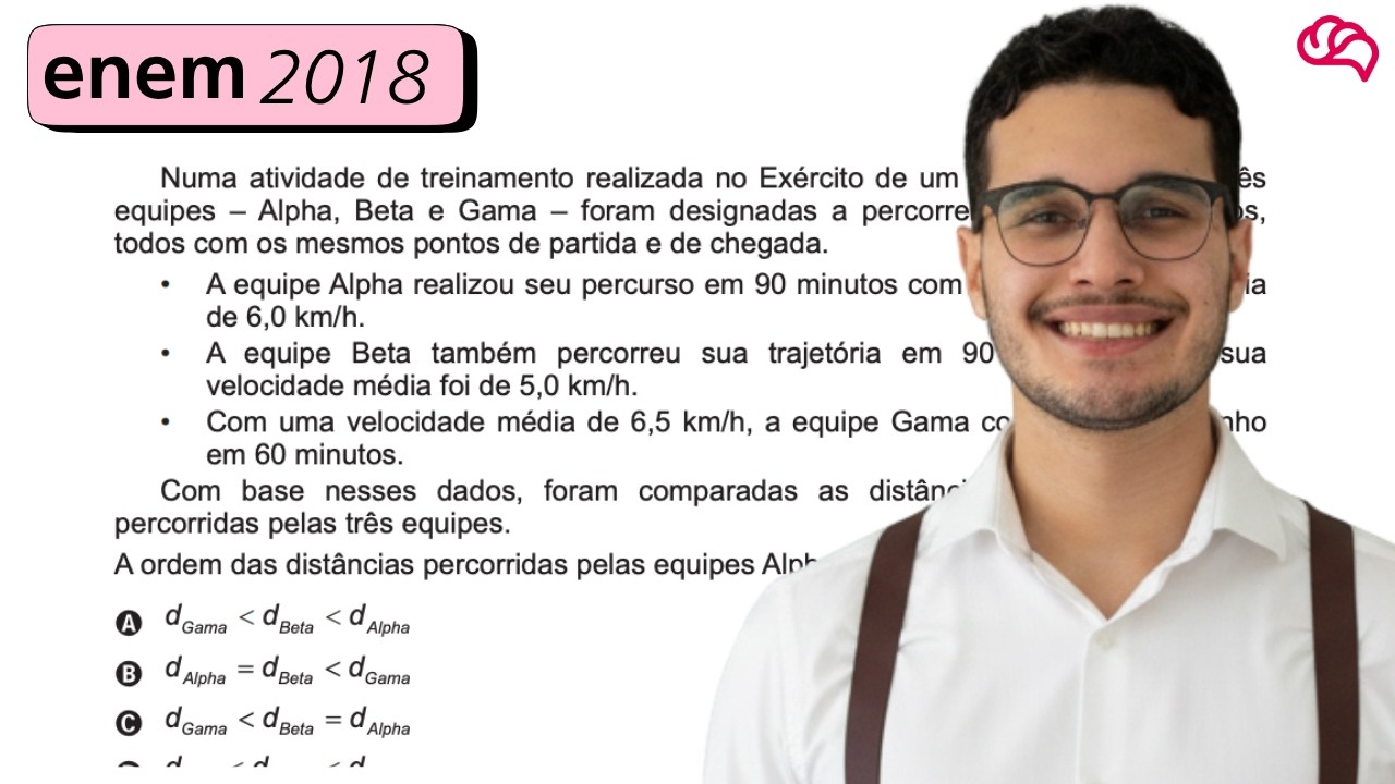 Resolução em Vídeo — Questão 146 ENEM 2018