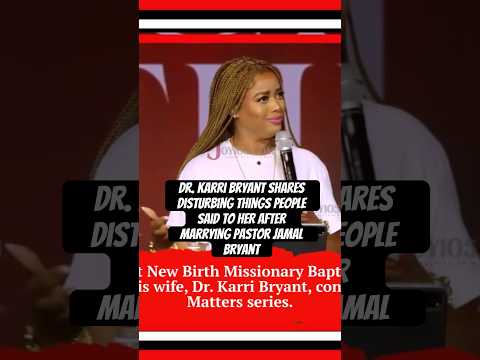 Disturbing messages to Dr. Karri Bryant! #youtube #religion #jamalbryant #newbirth