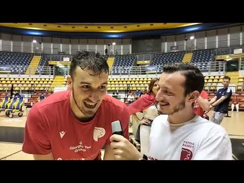 Direttamente dal parquet di Torino, la gioia di Angelo Del Chiaro dopo la promozione in Serie A