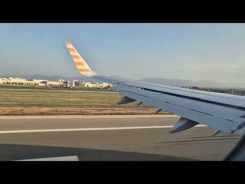 Landung Palma de Mallorca.  A321 Condor  am 2.9.24