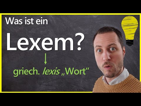 What is a lexeme? What is a word form?