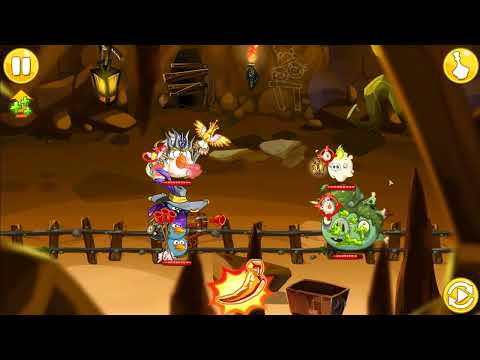 Angry Birds Epic - Challenger Princess + Treasure Hunters vs Lefty Boss