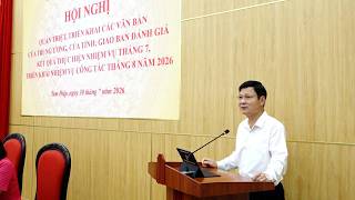 Đảng ủy phường Tam Điệp tổ chức Hội nghị quán triệt, triển khai các văn bản của Trung ương, của tỉnh; giao ban công tác tháng 7, triển khai nhiệm vụ tháng 8 năm 2026