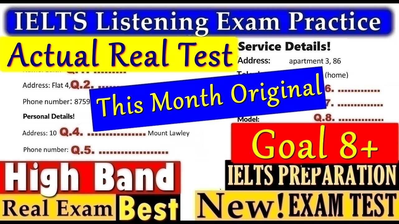 IELTS LISTENING PRACTICE TEST 2026 WITH ANSWERS | 14.04.2026