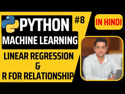 Machine Learning Linear Regression R For Relationship Python Machine Learning Tutorial Hindi 8