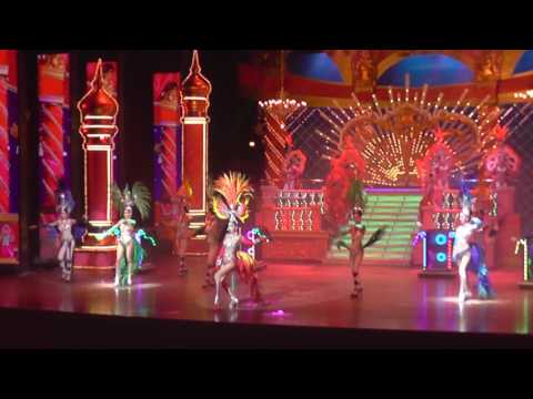 ALCAZAR CABARET SHOW, PATTAYA, THAILAND, RUSSIAN DANCERS 23-4-2017