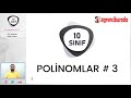 10. Sınıf  Matematik Dersi  Polinomlar 10.sınıf matematik yeni müfredat polinomlar 3 dersimizde sabit polinom tanımı ve örnek soru çözümleri, sıfır polinomu ve örnek ... konu anlatım videosunu izle