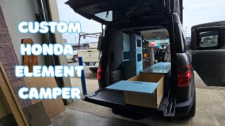 This Honda Element has VW Westfalia Vibes ~ My DIY Tiny Camper ...LIFTED!