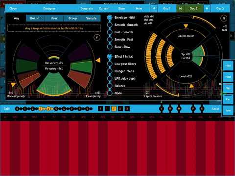 SynthScaper Synth IAA iOS iPad | DDMF Envolver Reverb | AUv3 | ToneBoosters Reverb | Fac Alteza