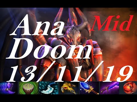Ana mid Doom vs Zeus - this team is good - dota2