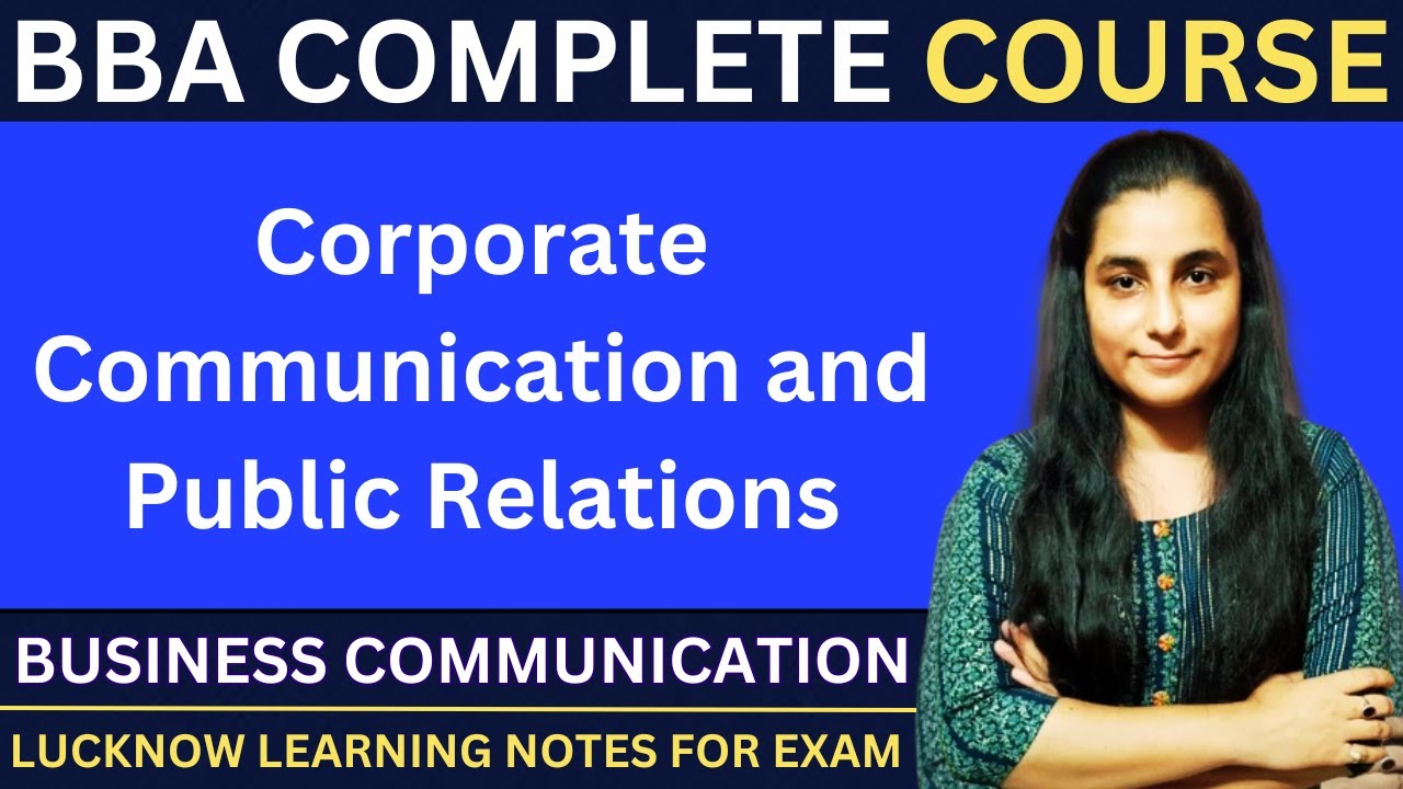 Corporate Communication and Public Relations || Public Relations || Corporate Communication #bba