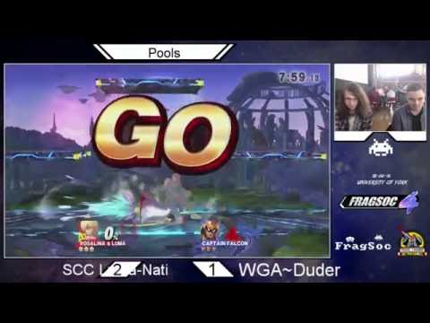 Fragsoc 4 - WIllz (Cpt. Falcon) Vs. Luma-Nati (Rosalina) - Sm4sh Pools
