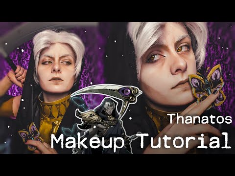 Thanatos - Hades Game Cosplay Makeup