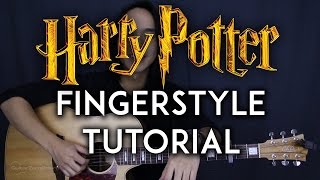 Harry Potter Theme Fingerstyle - Eddie Van Der Meer Guitar Tutorial Lesson + Acoustic Cover