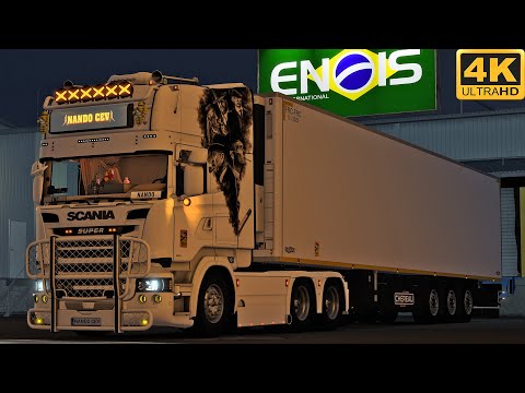 [TS-PC] ETS2 4K | GRAND UTOPIA | SCANIA R730 V8 (open pipe) | CHALEZEULE - NEYLAND