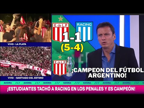 Estudiantes de la plata venció a Racing por penales y es el campeón del torneo clausura