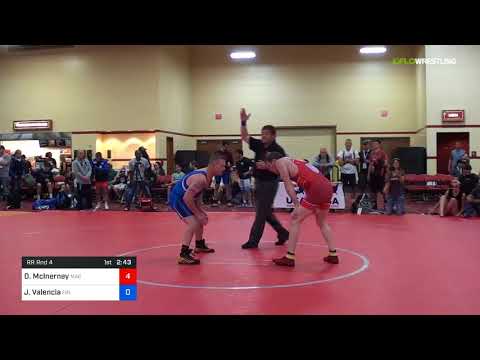 2018 Marine Corps US Open/Masters D Greco Roman 70 RR Rnd 4 - Dennis McInerney (Mac ) Vs. Jerry Va