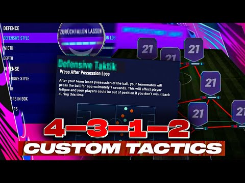 *META* BEST FIFA 21 ULTIMATE TEAM FORMATION & CUSTOM TACTICS - BEST FIFA 21 4312 TACTICS