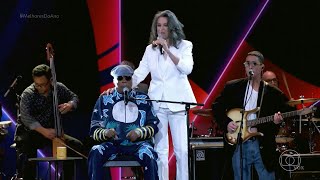 Milton Nascimento e Simone cantam &quot;Nada Será Como Antes&quot; no Domingão com Huck