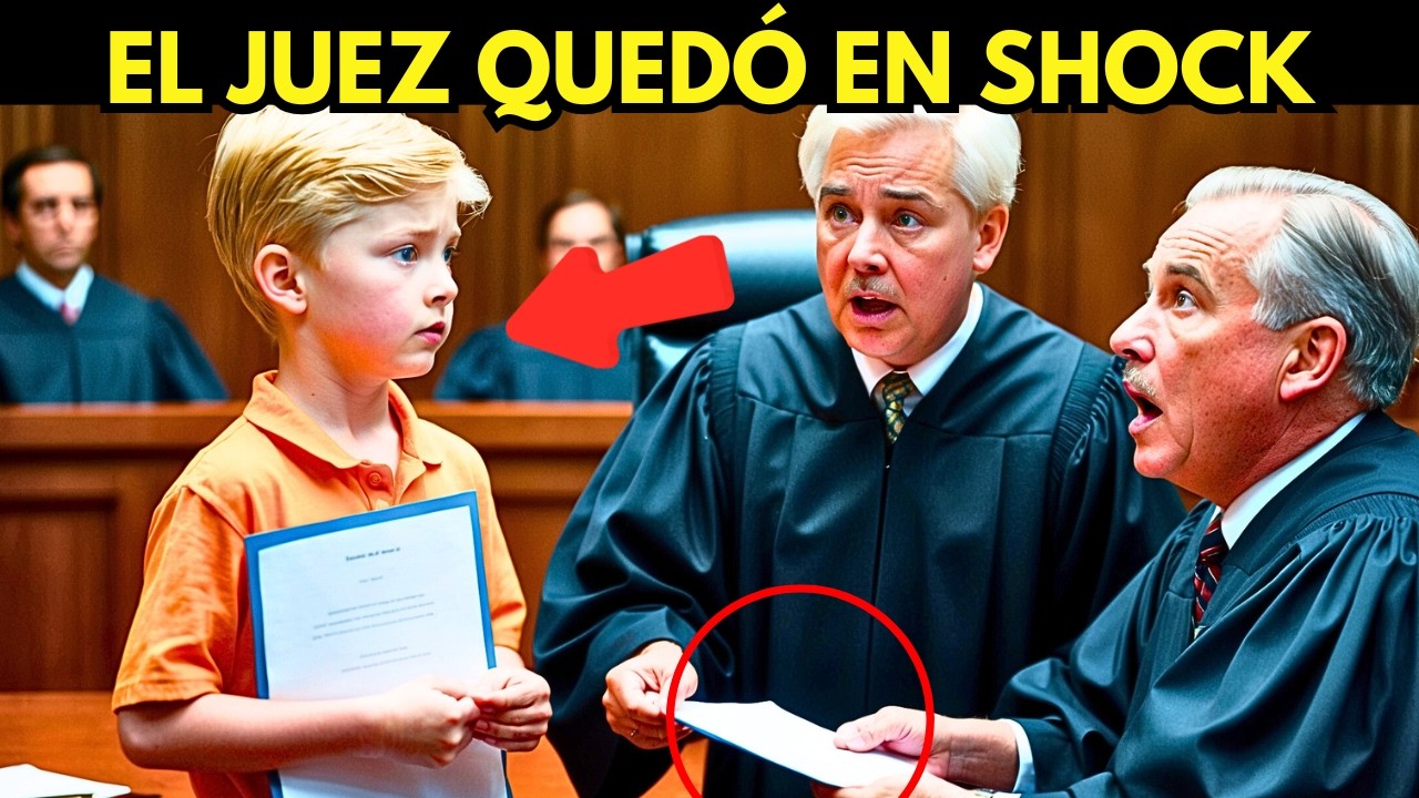 En pleno Divorcio el Niño se acercó al Juez y le enseñó algo que lo dejó HELADO