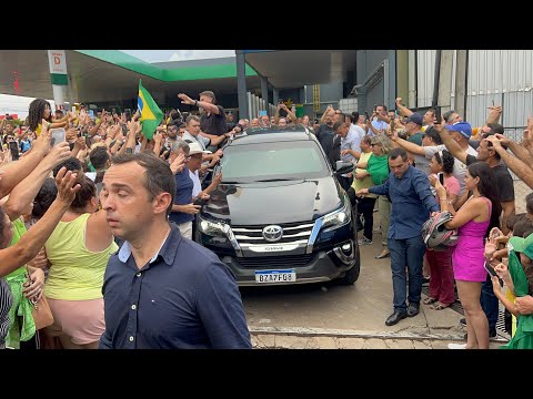Bolsonaro parou posto BR em Nova Odessa-SP 01-03-2024