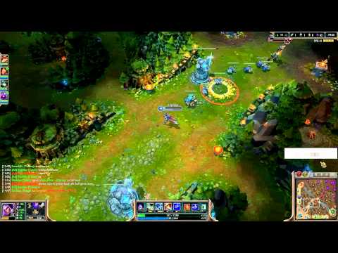 Talon owning Jarvan IV in Leauge of Legends :)