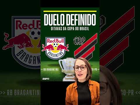 Definidos os confrontos das oitavas da Copa do Brasil! Qual é o mais difícil? #shorts