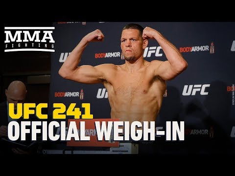 UFC 241 Official Weigh-In Highlights - MMA Fighting