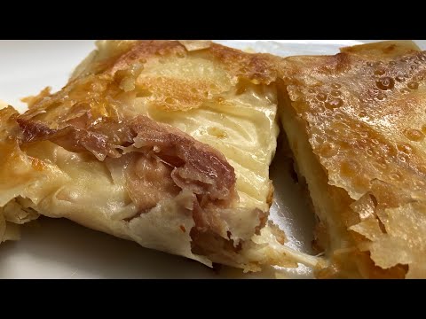 Cheese Saganaki, Greek cheese saganaki recipe, with pecorino, prosciutto. Greek 🇬🇷food recipe