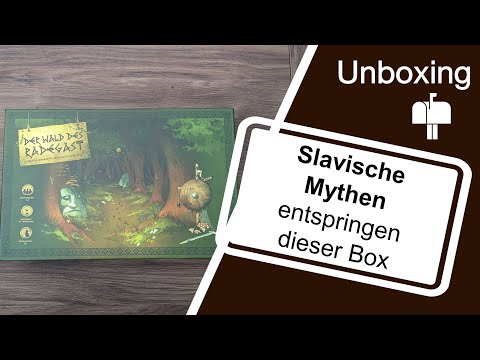 #Unboxing - Der Wald des Radegast (Glama Games 2022) | Forest of Radgost beinhaltet slavische Mythen