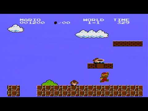 Weird Flagpole Glitch on 1-1