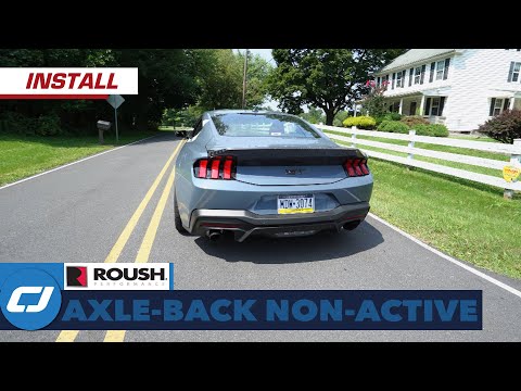 Hear the ROAR of This Roush Axle-Back Exhaust for Non-Active 2024+ Mustangs!