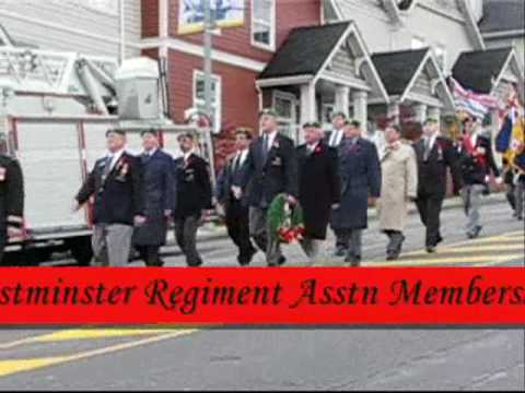 2009 Remembrance Day Parade featuring Members of the Royal Westminster Regiment Asstn