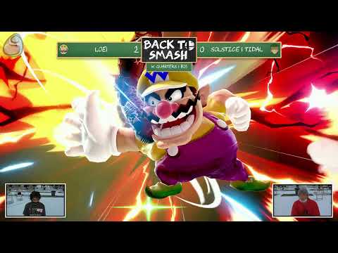 Back to Smash Top 48: LOE1 (Wario) vs Solstice | Tidal (Zero Suit Samus/Snake)