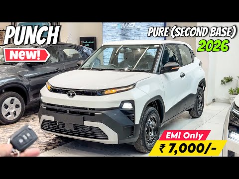 New Tata Punch Facelift 2026 ❤️ | Tata Punch Pure 2026 | Punch 2026 Detailed Review