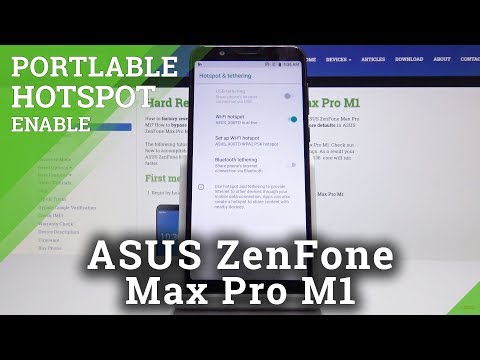 Portable Hotspot  ASUS ZenFone Max Pro M1 - Share Mobile Data