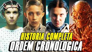 HISTÓRIA COMPLETA STRANGER THINGS EM ORDEM CRONOLÓGICA RESUMO [ATUALIZADO] ATÉ 5 TEMPORADA