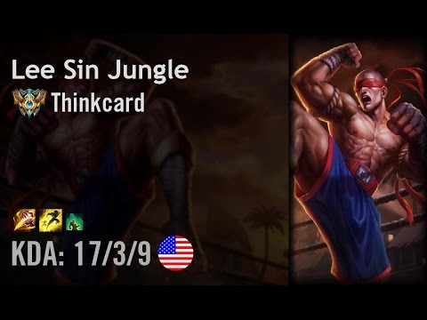 Lee Sin Jungle vs Gragas - Thinkcard - NA Challenger Patch 6.8