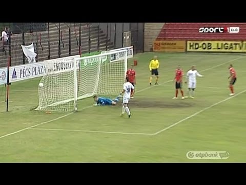 Dvorschák Gábor gólja a PMFC-Matias - Szombathelyi Haladás mérkőzésen