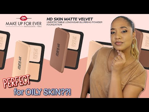 REVIEW for OILY SKIN | MAKE UP FOR EVER HD Skin Matte Velvet Powder Foundation