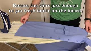 How to Iron Uniform Shirt