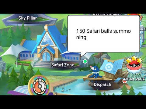 150 Safari ball summoning in Safari event in, Idle Pocket Monster.