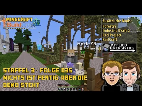 Let´s Play Buildcraft [HD+] S03E035 - Railcraft - Nichts ist fertig - aber die Deko steht