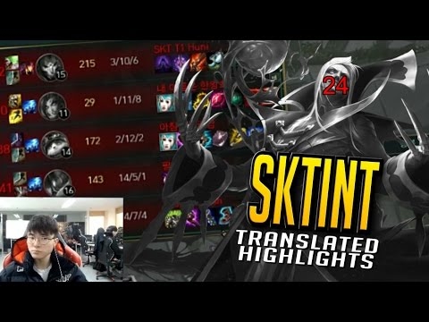 SKT Squad Goes FULL INT - Faker's Stream Highlights (Translated)