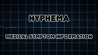 Hyphema (Medical Symptom)