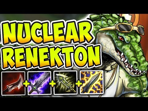 NUCLEAR ONE-SHOT RENEKTON MID! THE MOST LETHAL ONE-SHOT BURST [ INSTA-KILL W! ] - League of Legends