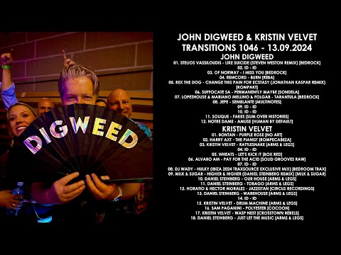 JOHN DIGWEED (UK) & KRISTIN VELVET (Germany) @ Transitions 1046 13.09.2024
