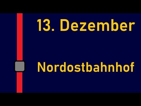13. Dezember: Nordostbahnhof